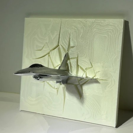 تابلو هواپیمای F-16 Fighting Falcon