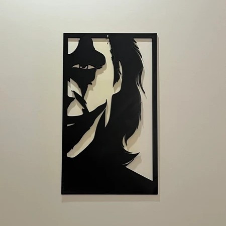 تابلو جوکر مشکی - ابعاد ۳۲ در ۲۰ سانت - دکوری دیواری Joker برای طرفداران بتمن
