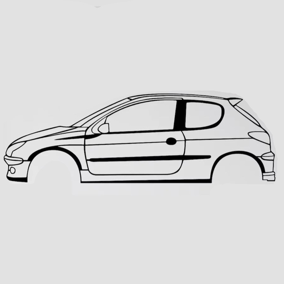 تابلو دیواری  پژو 206 | ماکت ماشین کلکسیونی