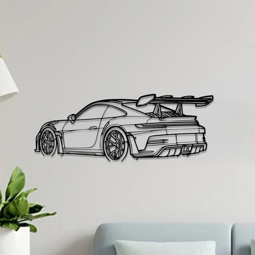 تابلو دیواری پورشه 911 GT3 RS | ماکت ماشین اسپرت کلکسیونی