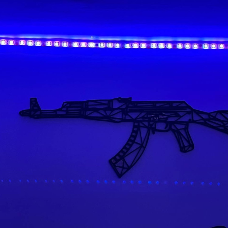 تابلو ماکت تفنگ AK47